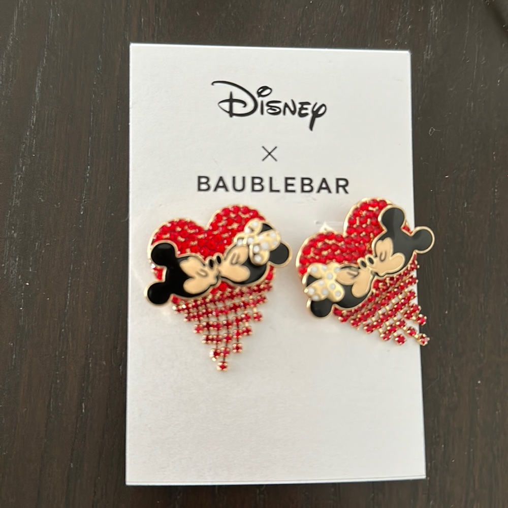 Disney Bauble Bar Earrings, NWT